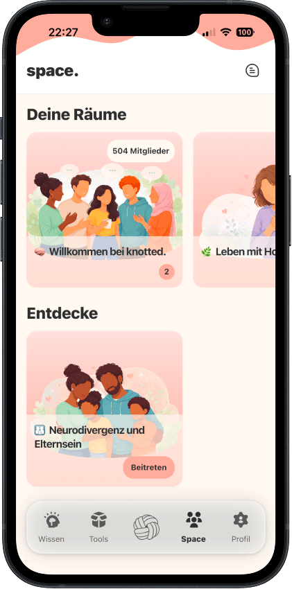 Space – App Screenshot Platzhalter